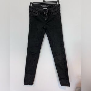 American Eagle Super Stretch Black Jeans